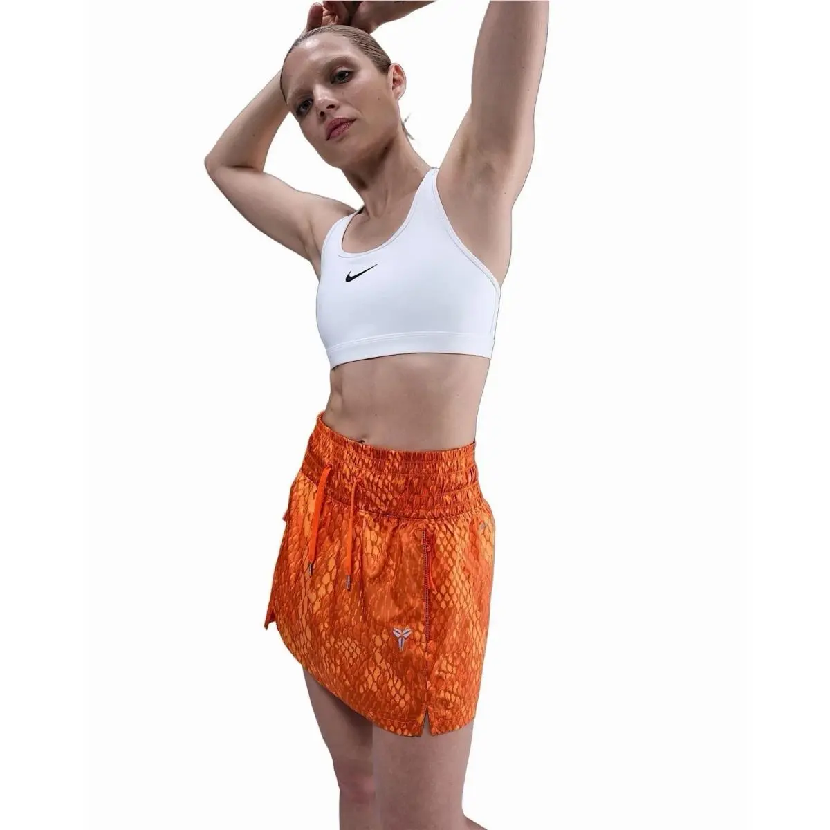 Kobe Woven Skirt Womens Size Xl-tall 2-in-1 Safety Orange Snake by Nike