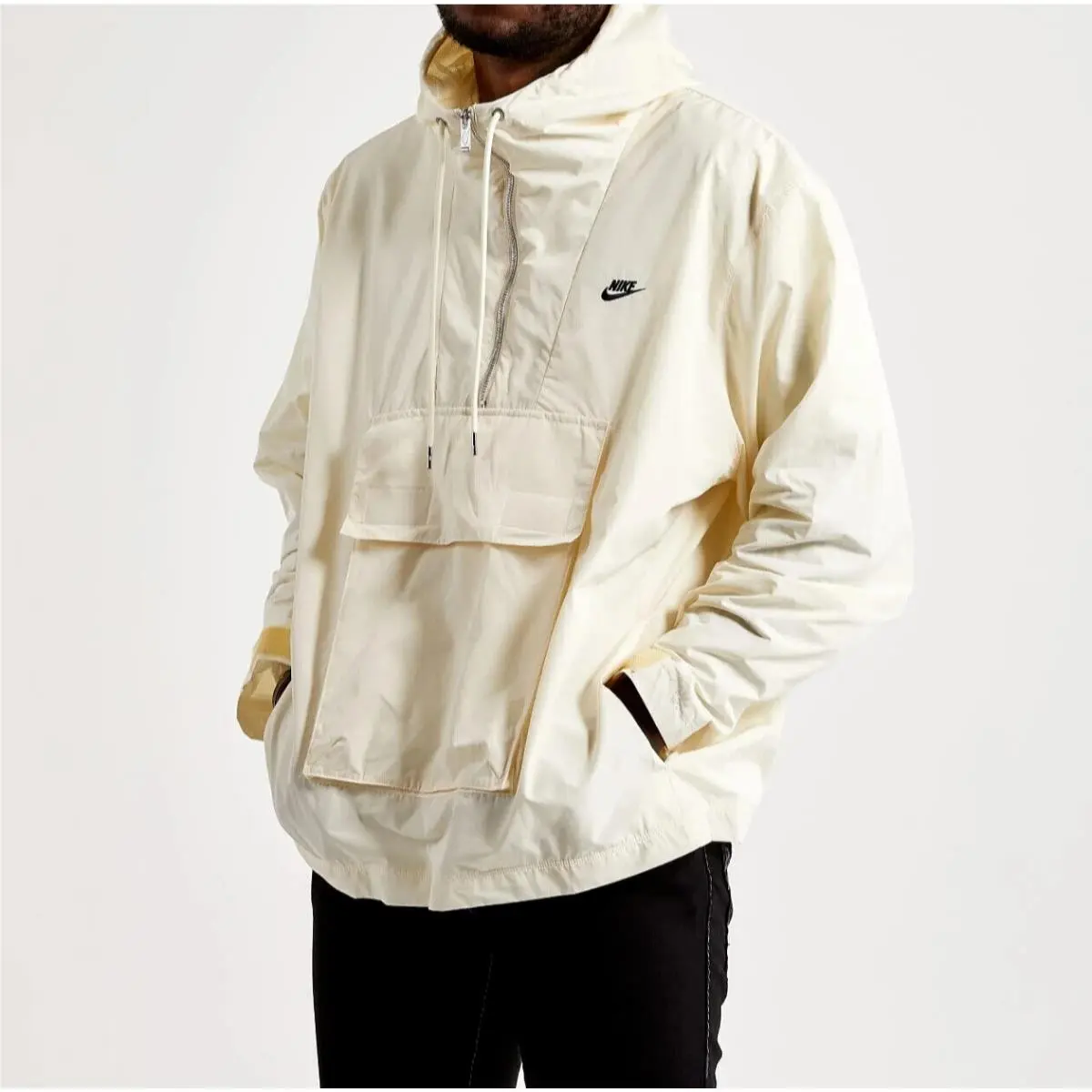 Men`s Nike Sportswear Circa Lined Anorak Hoodie Jacket DQ4234-113 sz Xxl