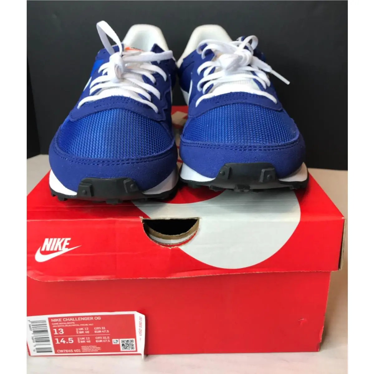 Nike shoes - Nike Challenger - Challenger - CW7645-401 - Blue, Manufacturer: Game Royal/White/Deep Royal Blue/Black 0