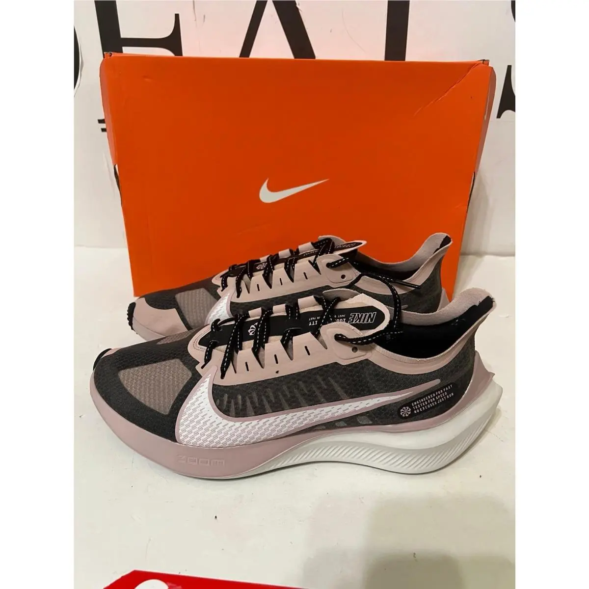 Nike Zoom Fly SP Shoes Womens Size 11 Black Pink Running Sneakers BQ3203-006