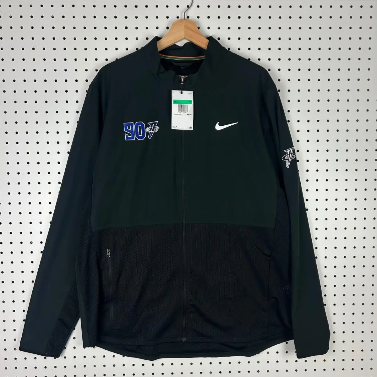 Nike Penny Hardaway Track Jacket XL Black Full Zip 1 Cent Windbreaker 901 PE