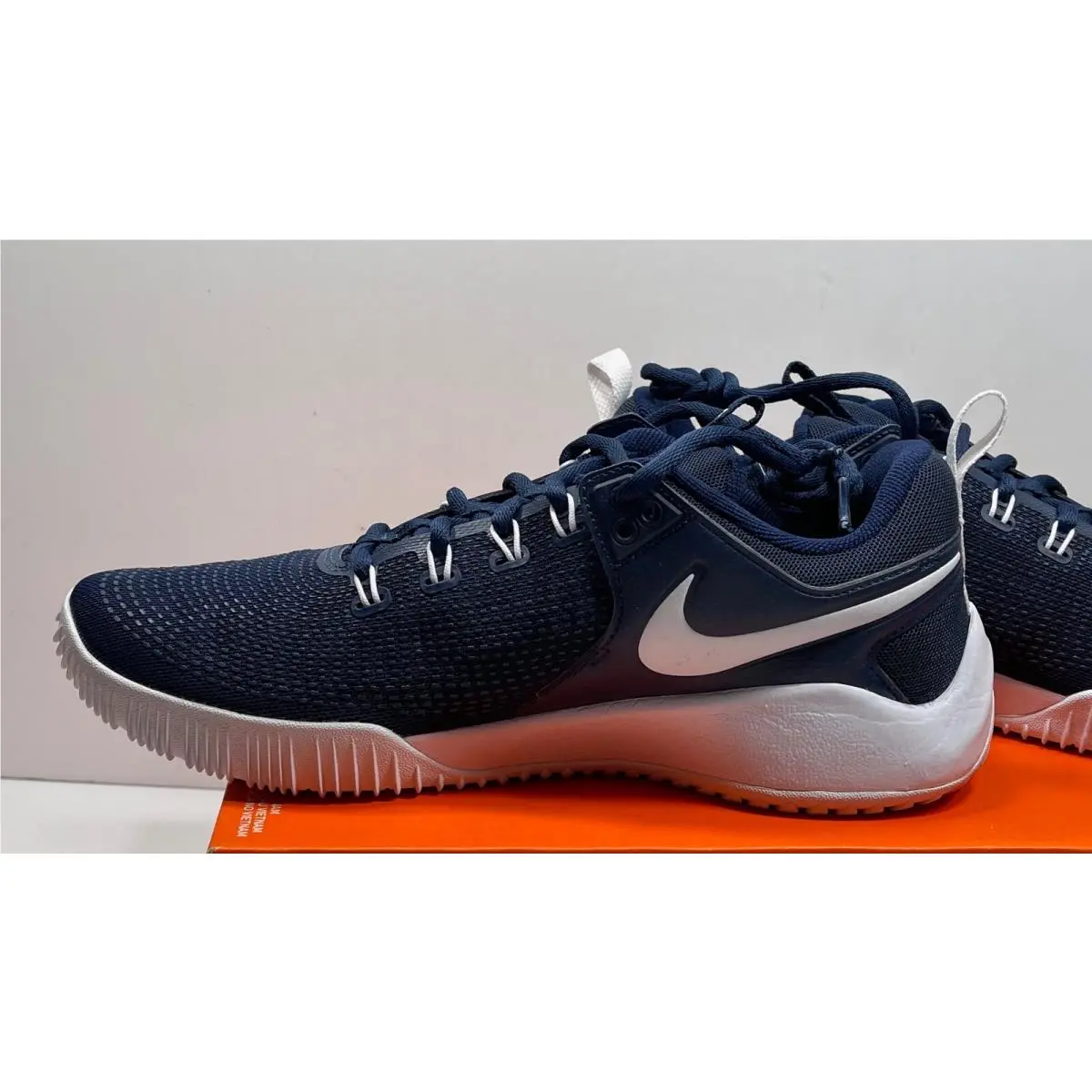 Nike shoes - Zoom Hyperace 2 Volleyball Shoe - AA0286 400 - Midnight Navy / White (UPC: 193145370845) 5