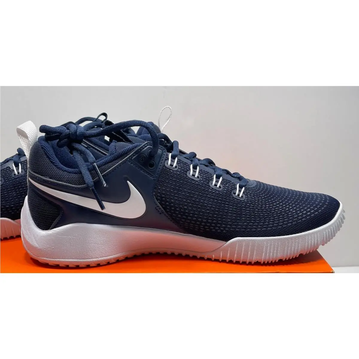 Nike shoes - Zoom Hyperace 2 Volleyball Shoe - AA0286 400 - Midnight Navy / White (UPC: 193145370845) 6