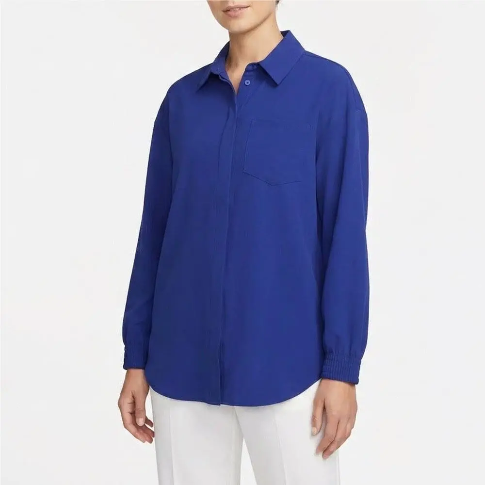 Nike 24.7 Dri-fit Womens Training Shirt Blue Large