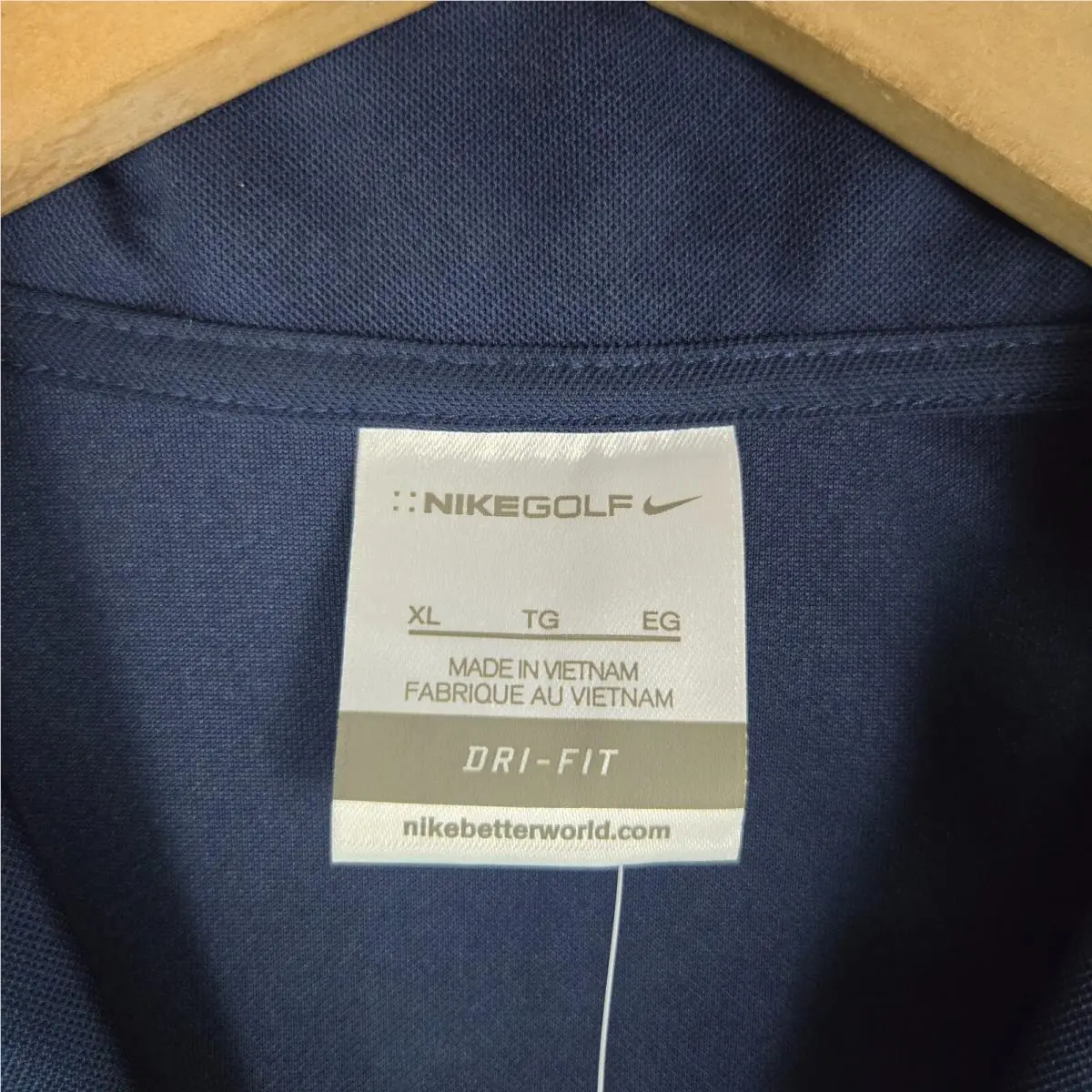 Nike clothing - golf stretch breathable sun protection collared short sleeves womens size wicking UV button up down front tennis golf yoga nike swoosh cadillac cars automobiles dri-fit dri fit - Blue 12