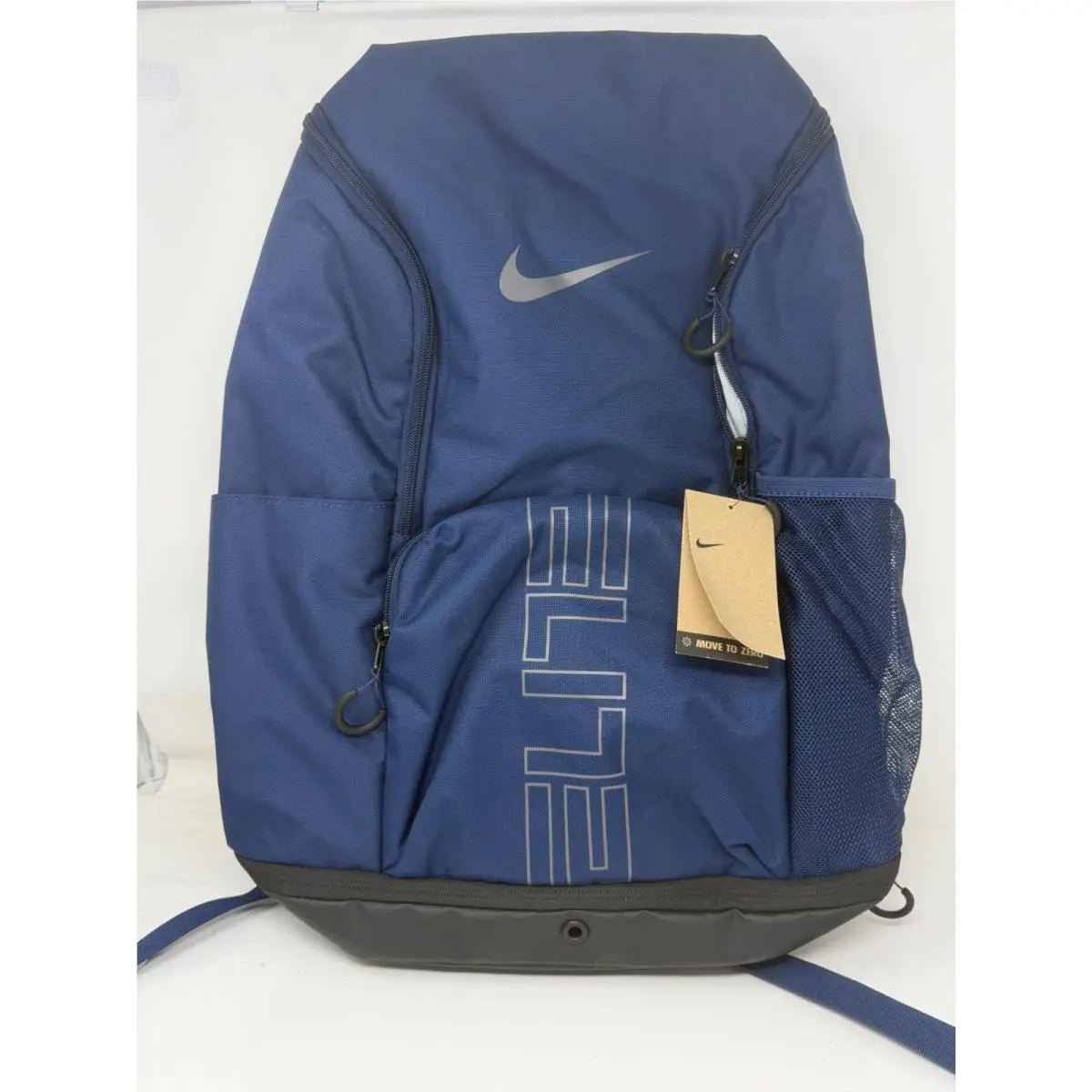 Nike Varsity Elite Backpack 32L Blue Metallic Silver HM9965-410