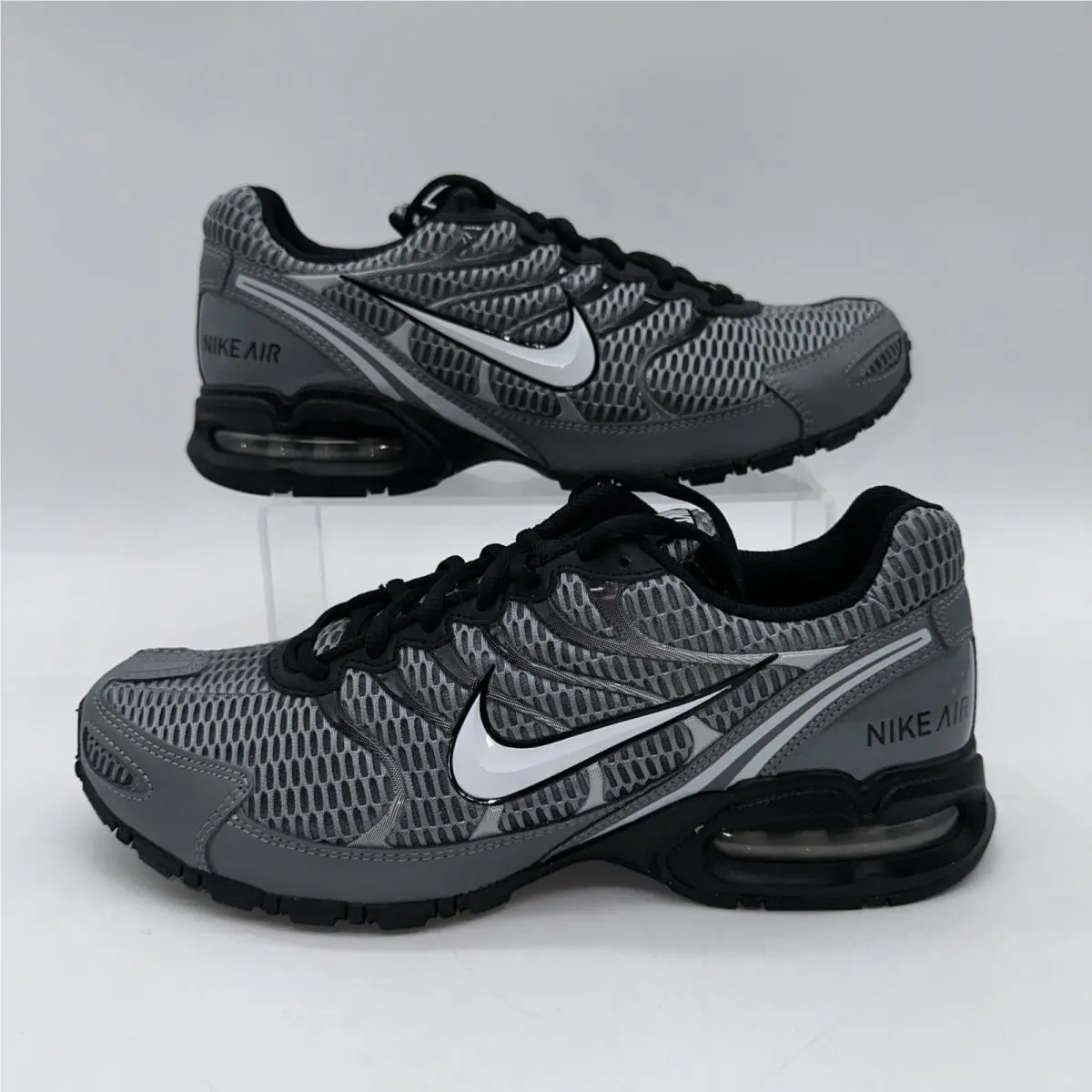 Nike Men`s Size 10 Air Max Torch 4 343846 012 Grey/black Running Sneaker
