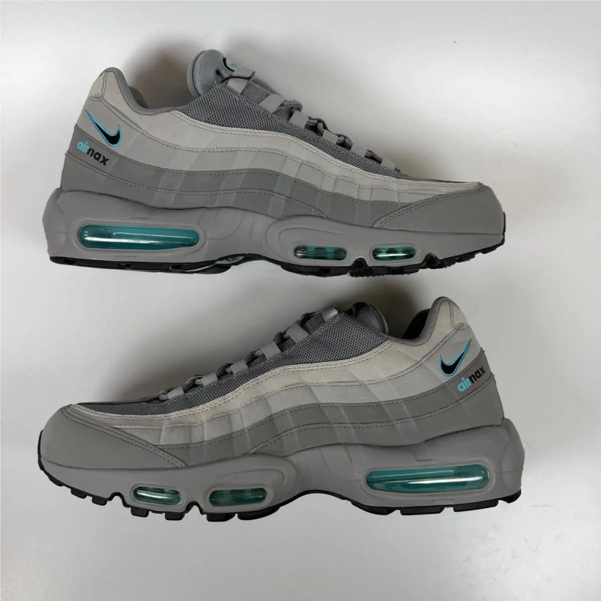 Nike shoes - Nike Air Max 95 Retro Logo Grey Aqua - Gray 0