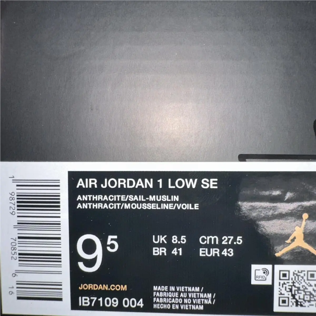 Nike shoes - Air Jordan 1 Low SE - IB7109 004 - Black 4