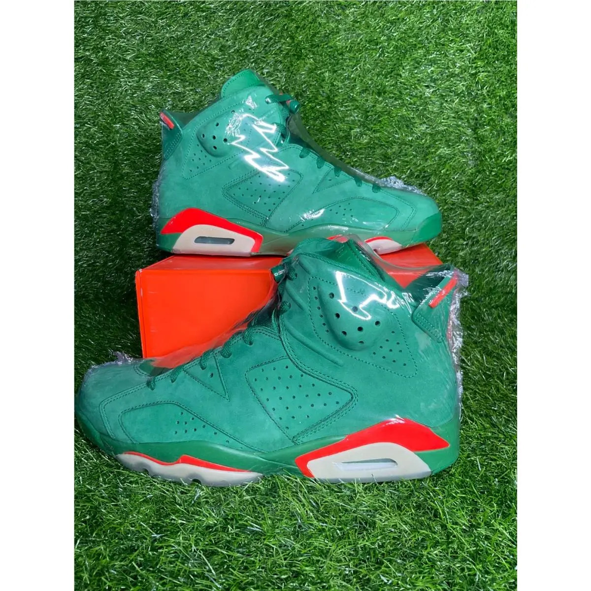 Nike shoes - Air Jordan 6 - Air - AJ5986-335 - Green (UPC: 091201006687) 8