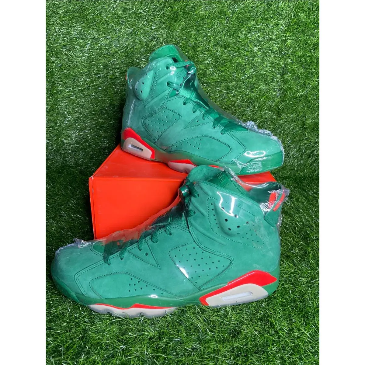 Nike shoes - Air Jordan 6 - Air - AJ5986-335 - Green (UPC: 091201006687) 9