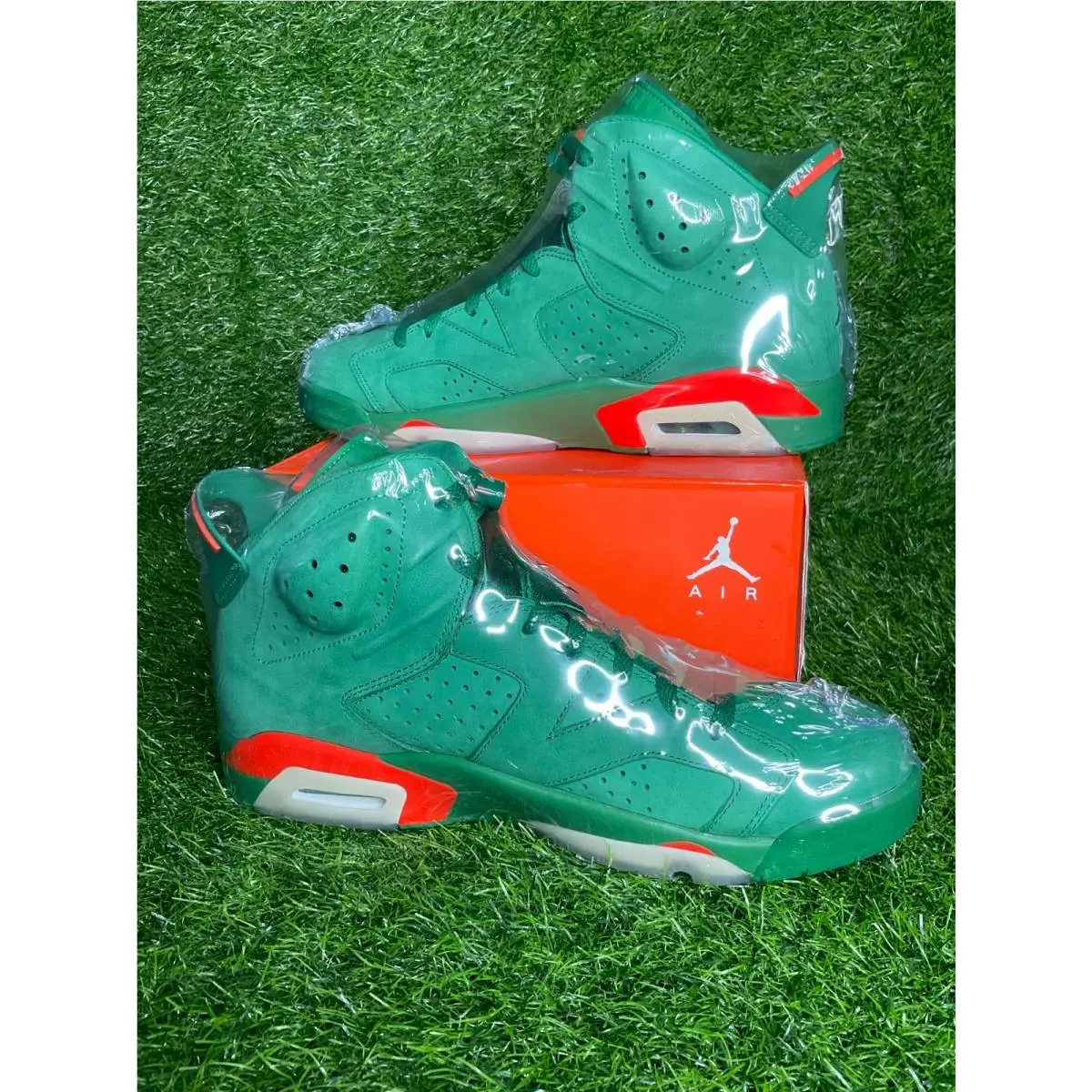 Nike shoes - Air Jordan 6 - Air - AJ5986-335 - Green (UPC: 091201006687) 10