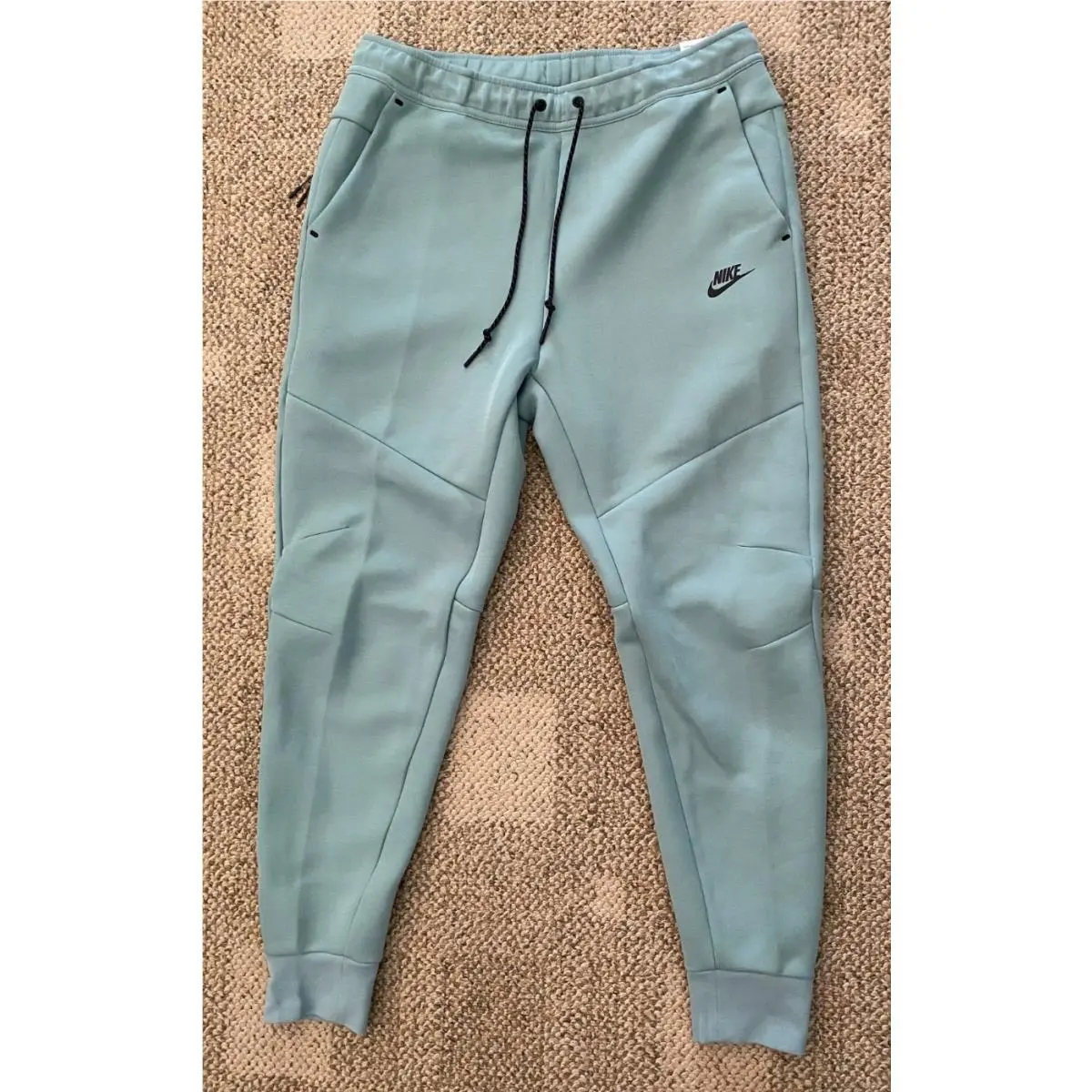 Nike Tech Fleece Jogger Athletic Pants HV0959-017 Green Men`s Large
