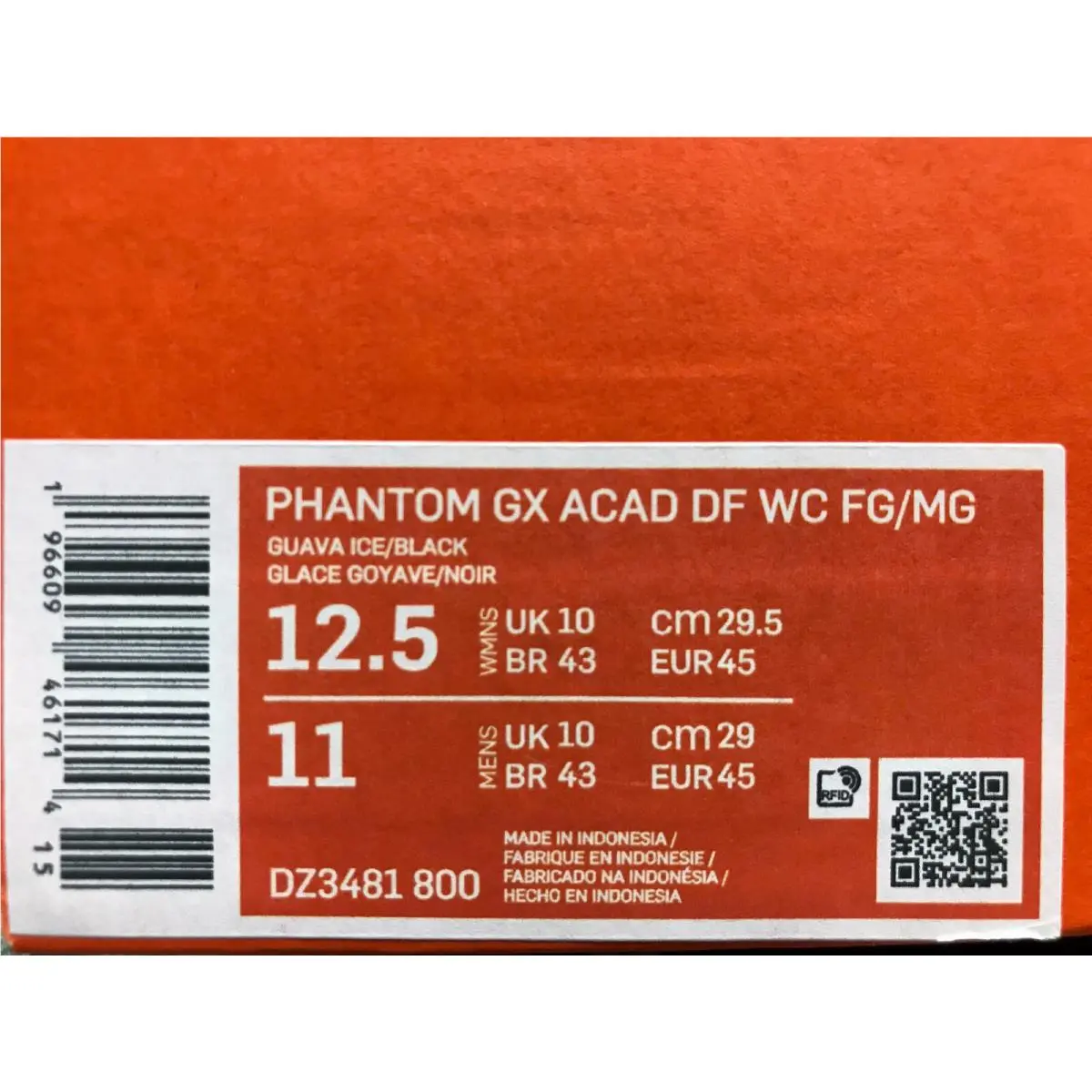 Nike shoes - Nike Phantom GX - Phantom - DZ3481-800 - Orange (UPC: 196609461714) 4