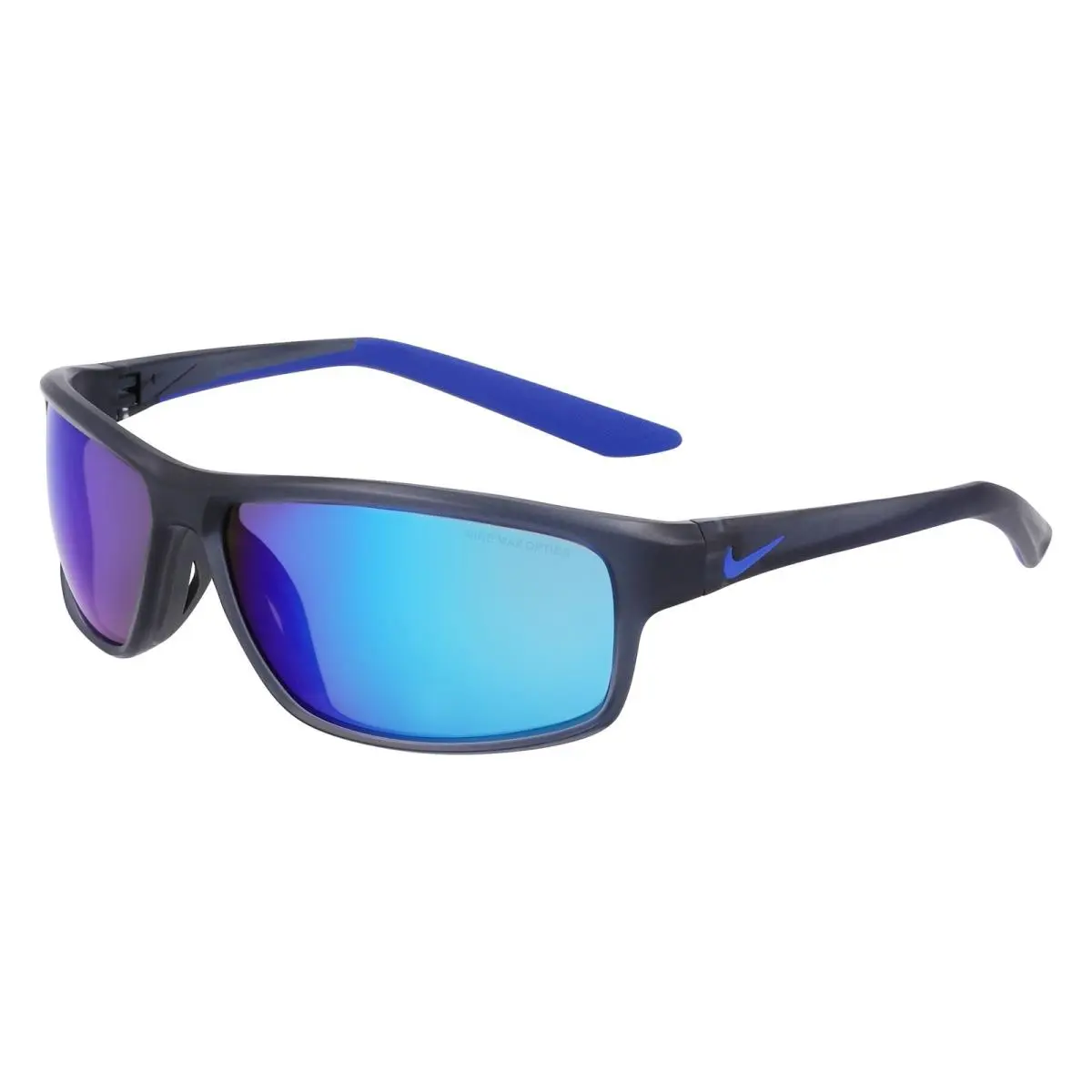 Nike Rabid 22 M N IU 8094 X Matte Dark Grey/blue Mirror 021 Size 62 Sunglasses