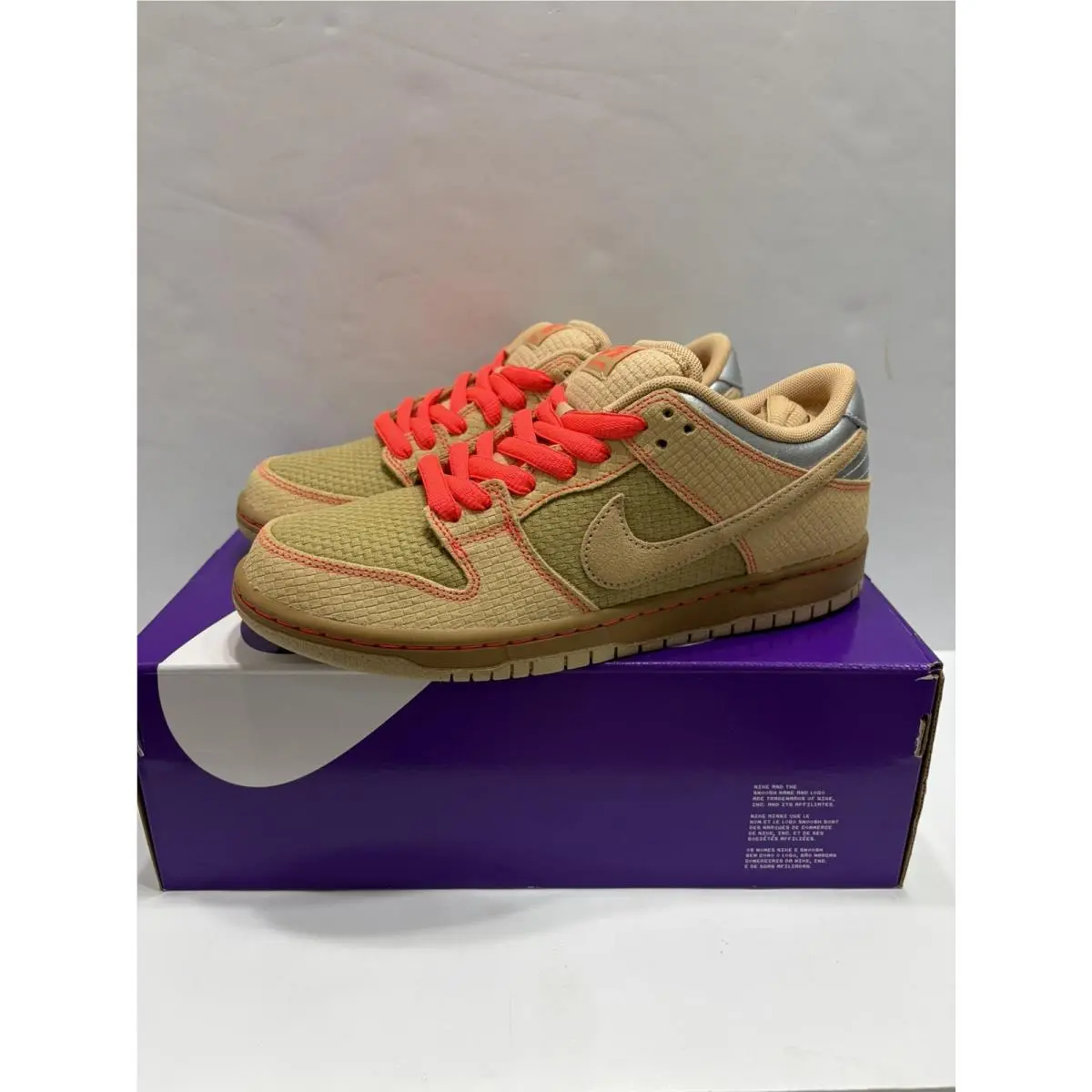 Nike SB Dunk Low Pro Som Tum Songkran Thai Food - Canvas Tan - Size 8 IB6206-701