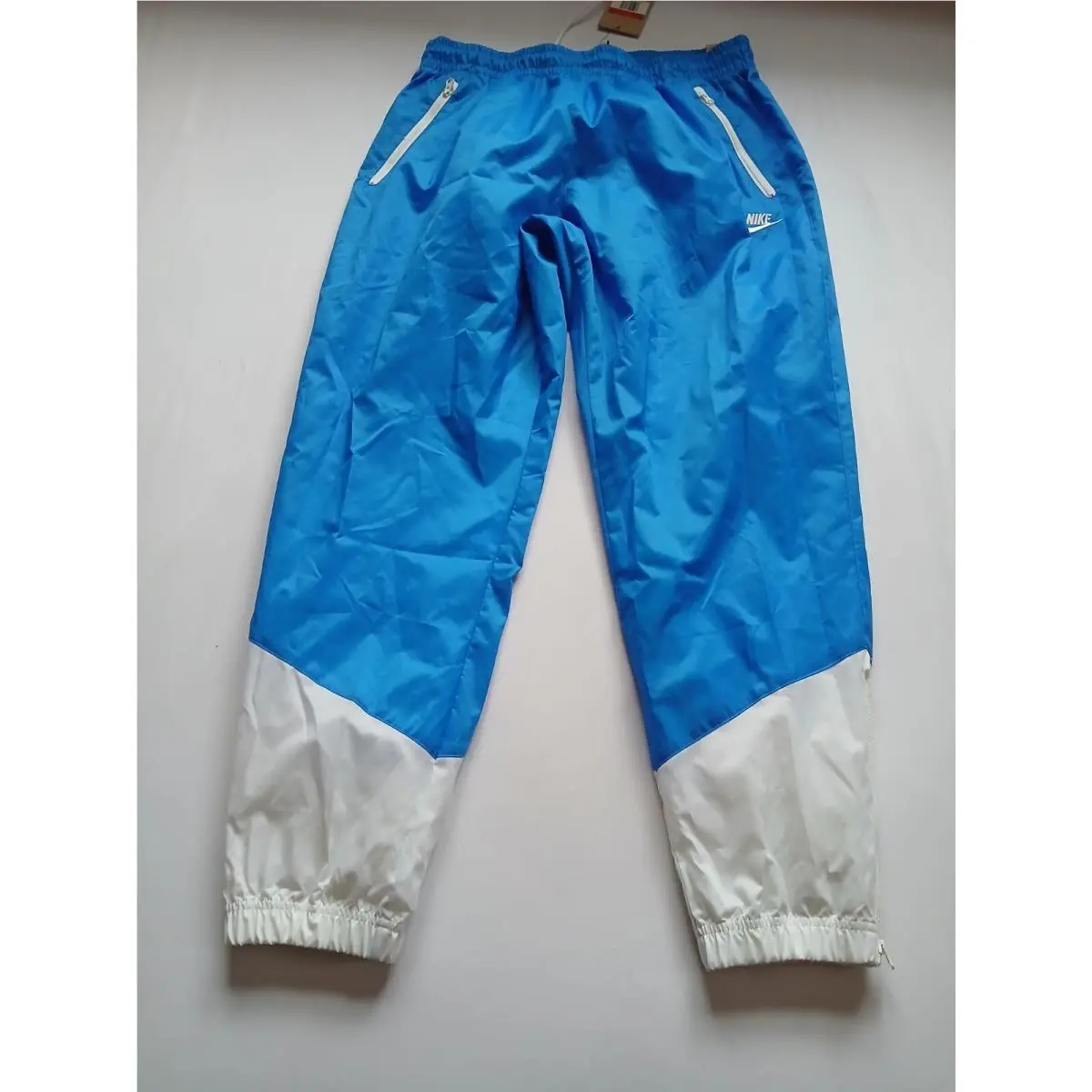 Nike Jogger Pant Men`s L Blue/white Swoosh Logo Slash Pockets DX0653-406 N99