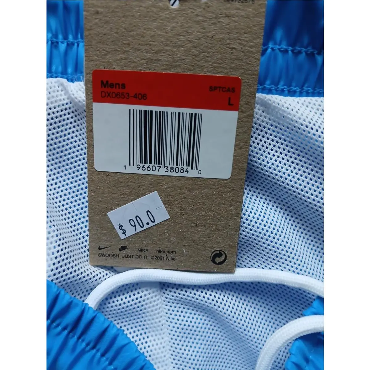 Nike clothing - Nike DX0653-406 - DX0653-406 - Blue/White (UPC: 196607380840) 2