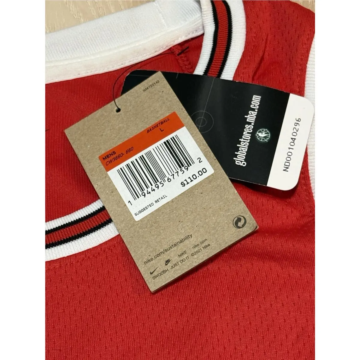 Nike clothing - CW3660 - CW3660 - University Red/White-Black 0
