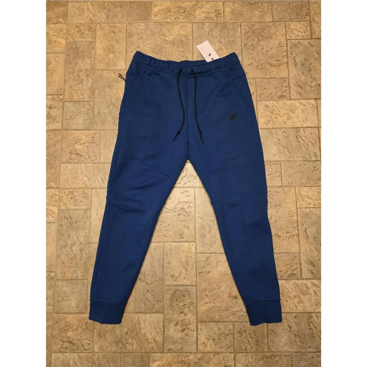 Nike Tech Fleece Court Blue/black Joggers Size Medium HV0959-476