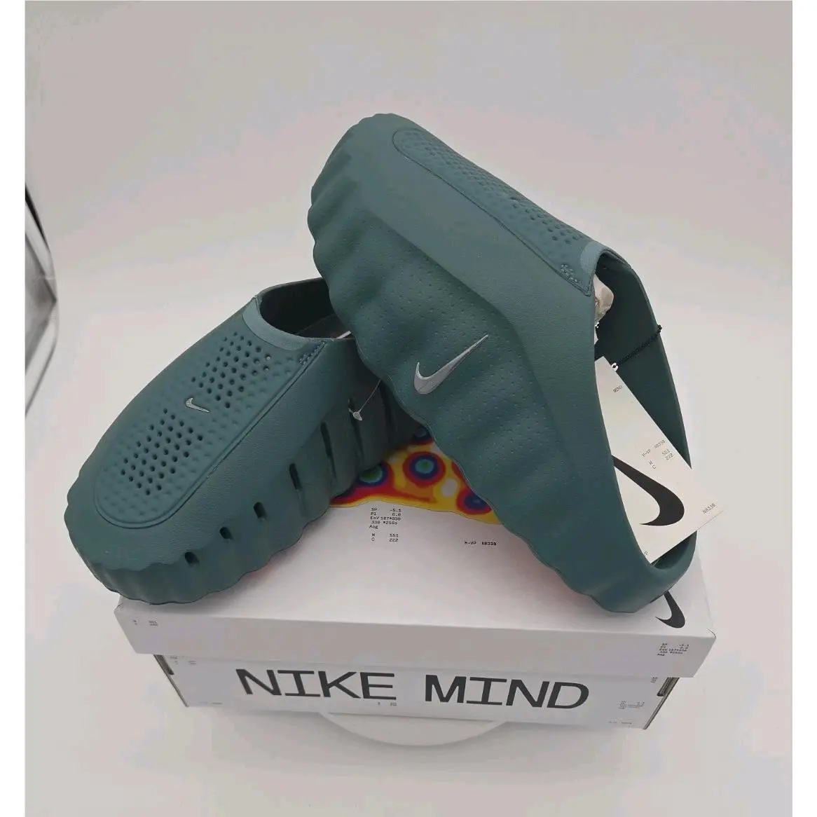 Nike Mind 001 Mineral Slate HQ4307-300 Men’s Size 8 Ladies 9.5 Green Recovery DS