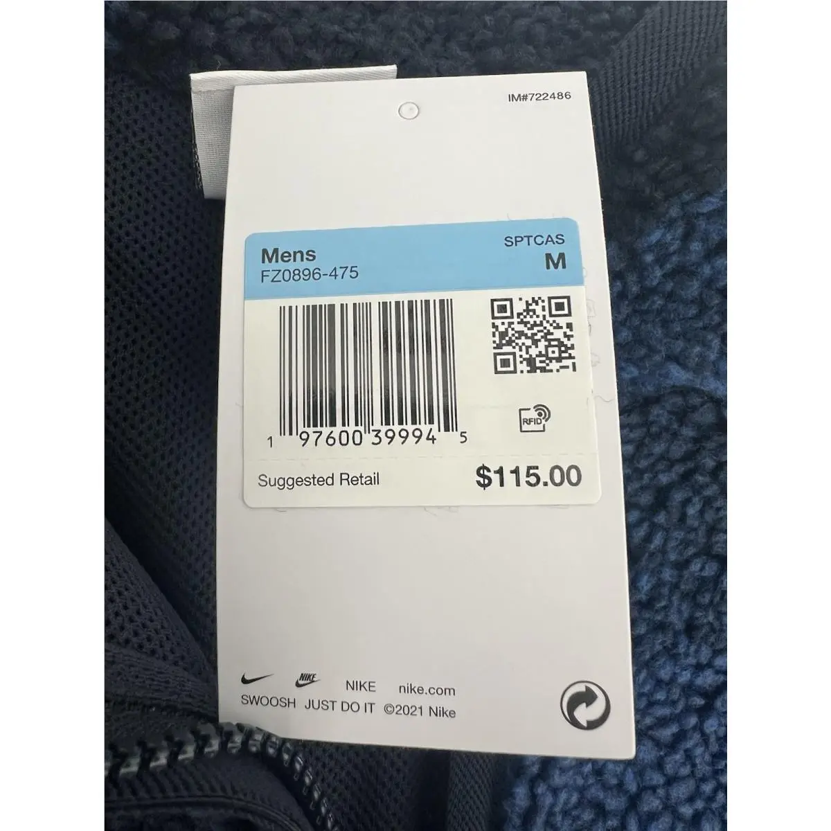 Nike clothing - FZ0896475 - FZ0896475 - Blue (UPC: 197600399945) 16