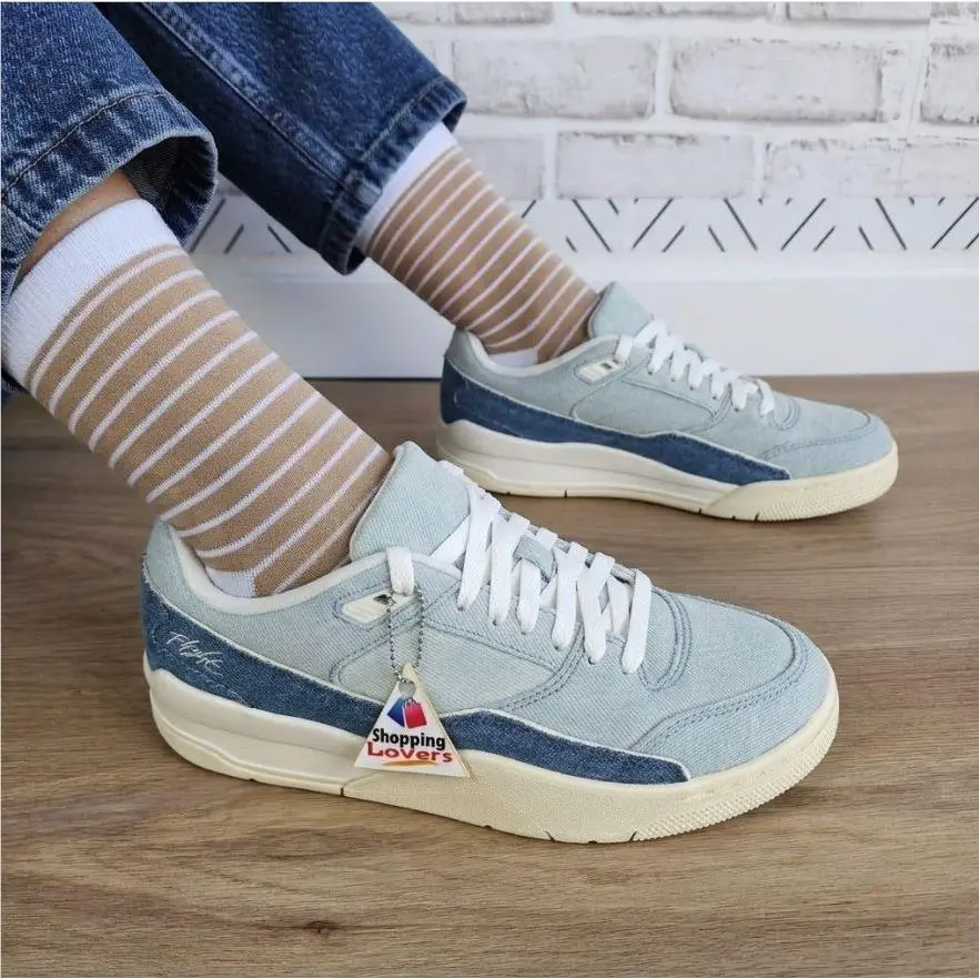 ⭐nike Jordan Flight Court SE Low Size 9 Women`s Shoes Sneakers Blue IB4414-100