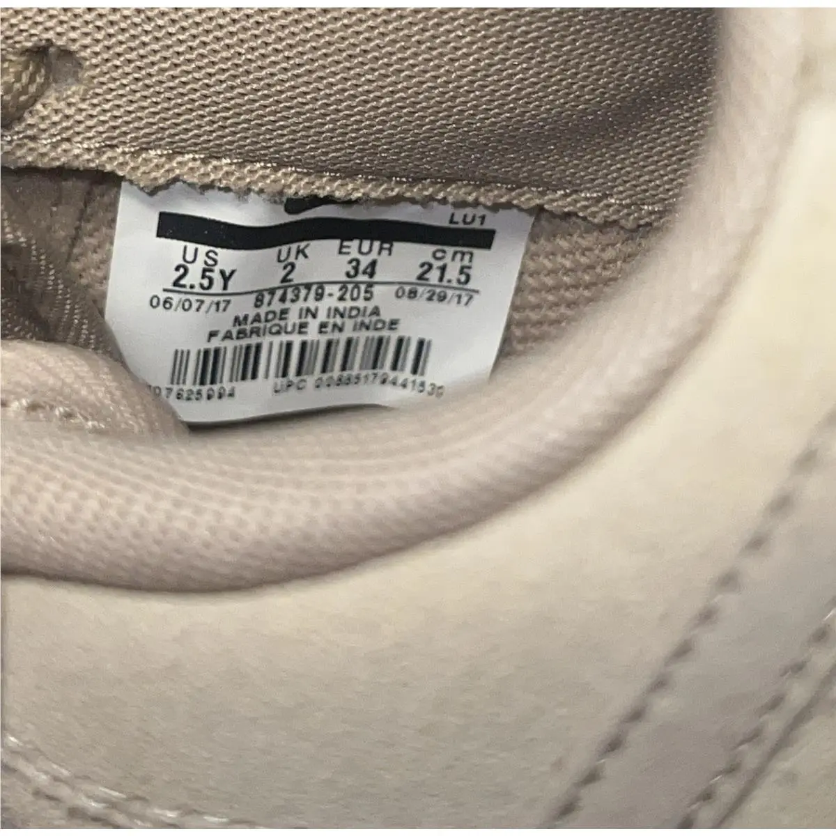 Nike shoes - Nike Air Force 1 LV8 - Mushroom 6