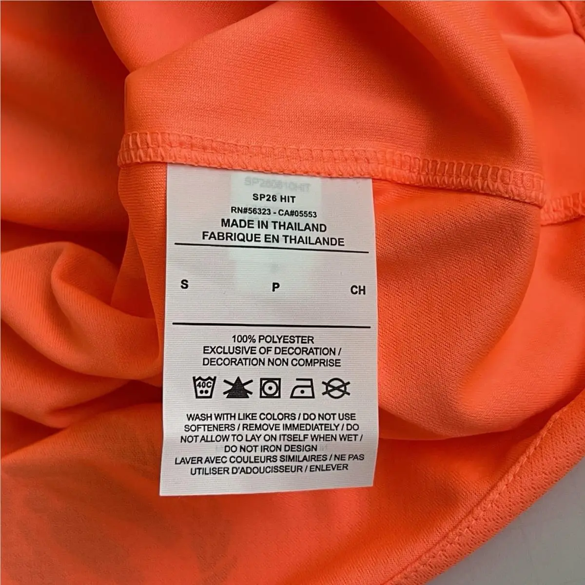 Nike clothing - Nike Dri-Fit - Bright Mango/Midnight Navy/Midnight Navy 8