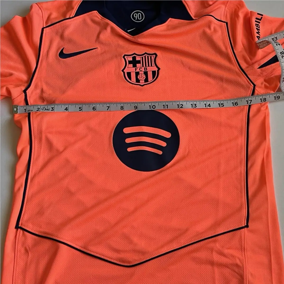 Nike clothing - Nike Dri-Fit - Bright Mango/Midnight Navy/Midnight Navy 6
