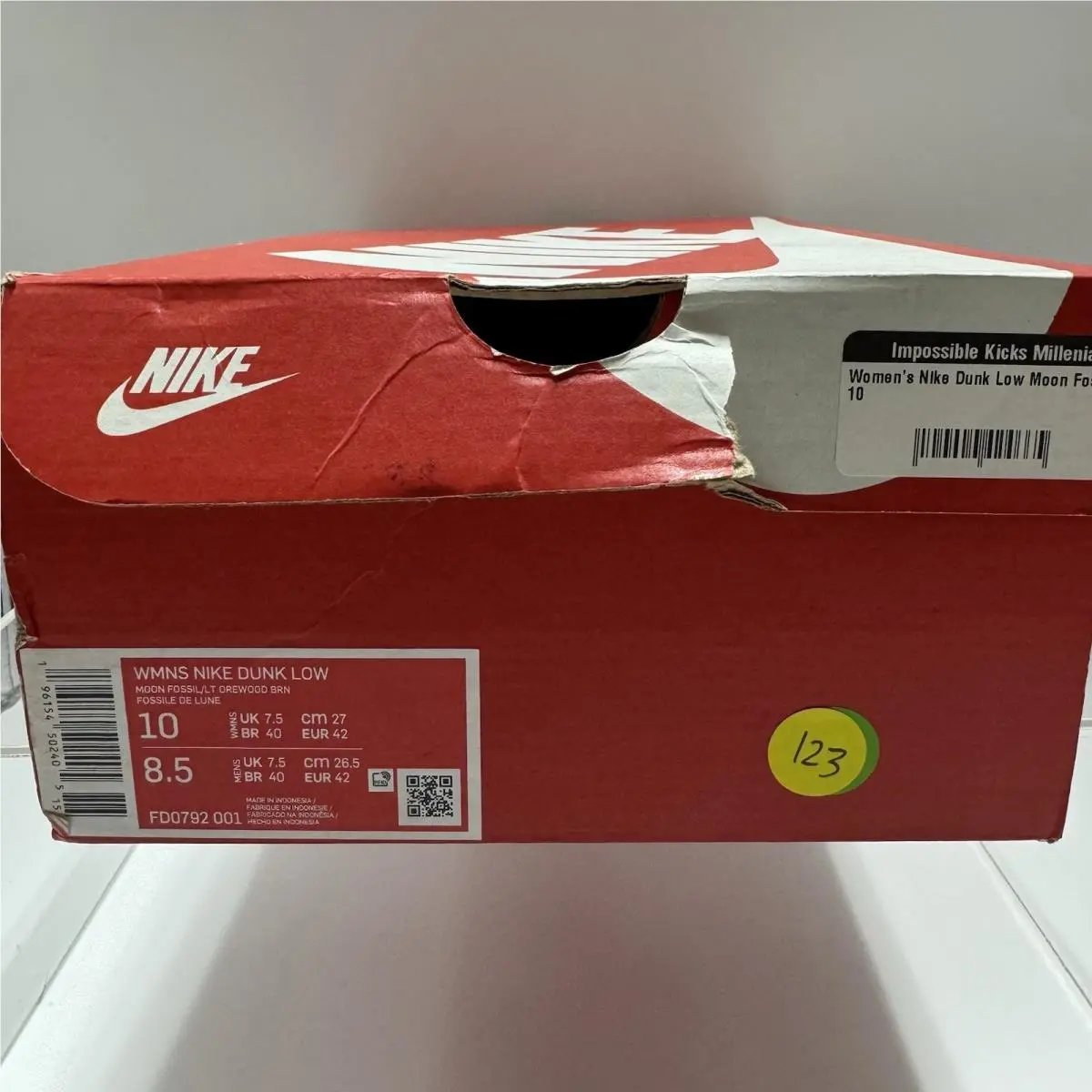 Nike shoes - Nike Dunk Low - Dunk Low - FD0792-001 - Brown 10