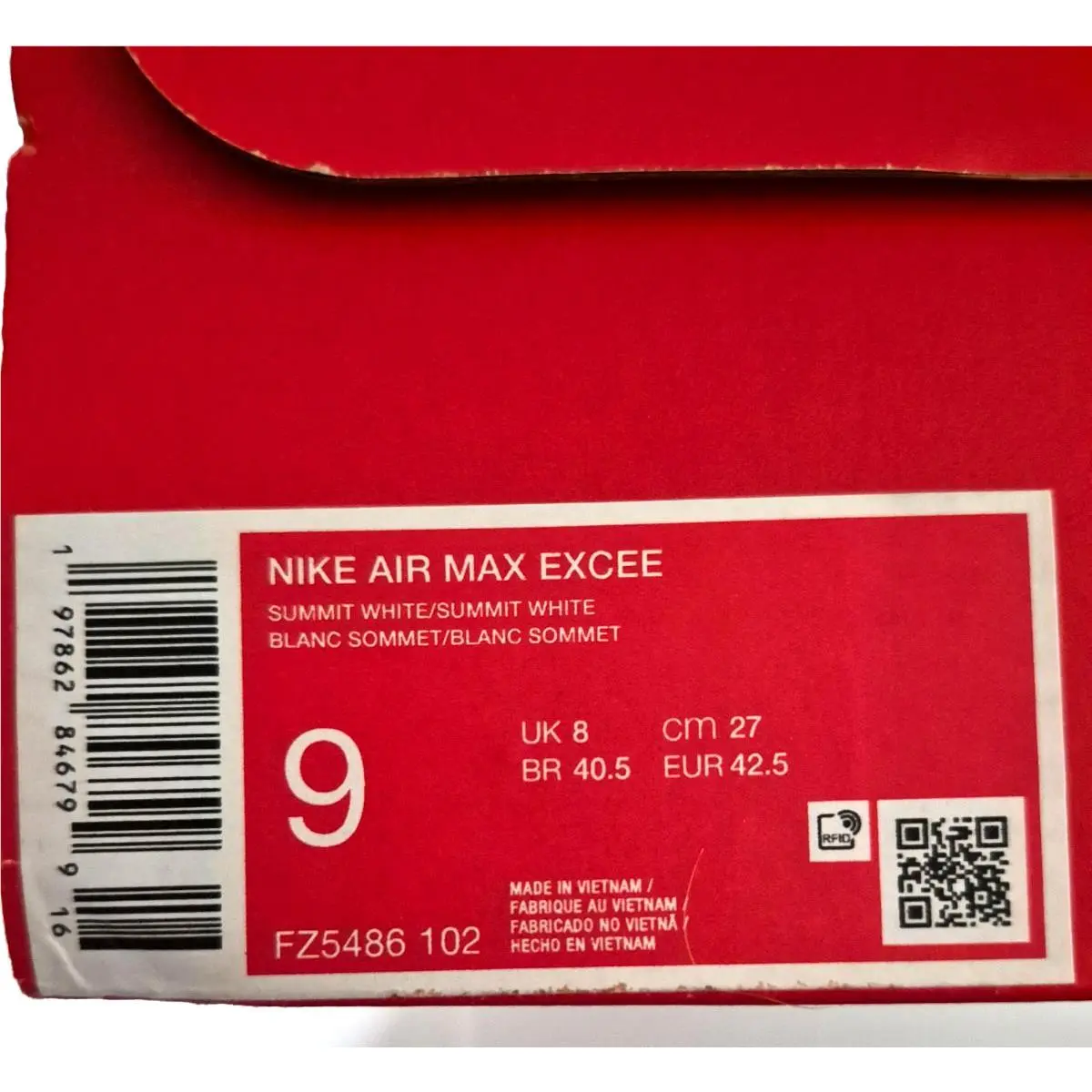 Nike shoes - Nike Air Max Excee - Air Max Excee - FZ5486-102 - White 8