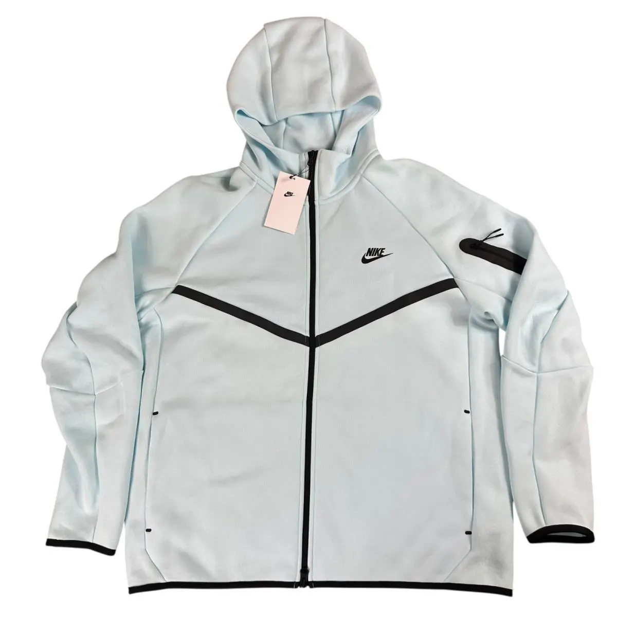 Nike Tech Fleece Windrunner Full-zip Hoodie Mens XL Blue HV0949-474