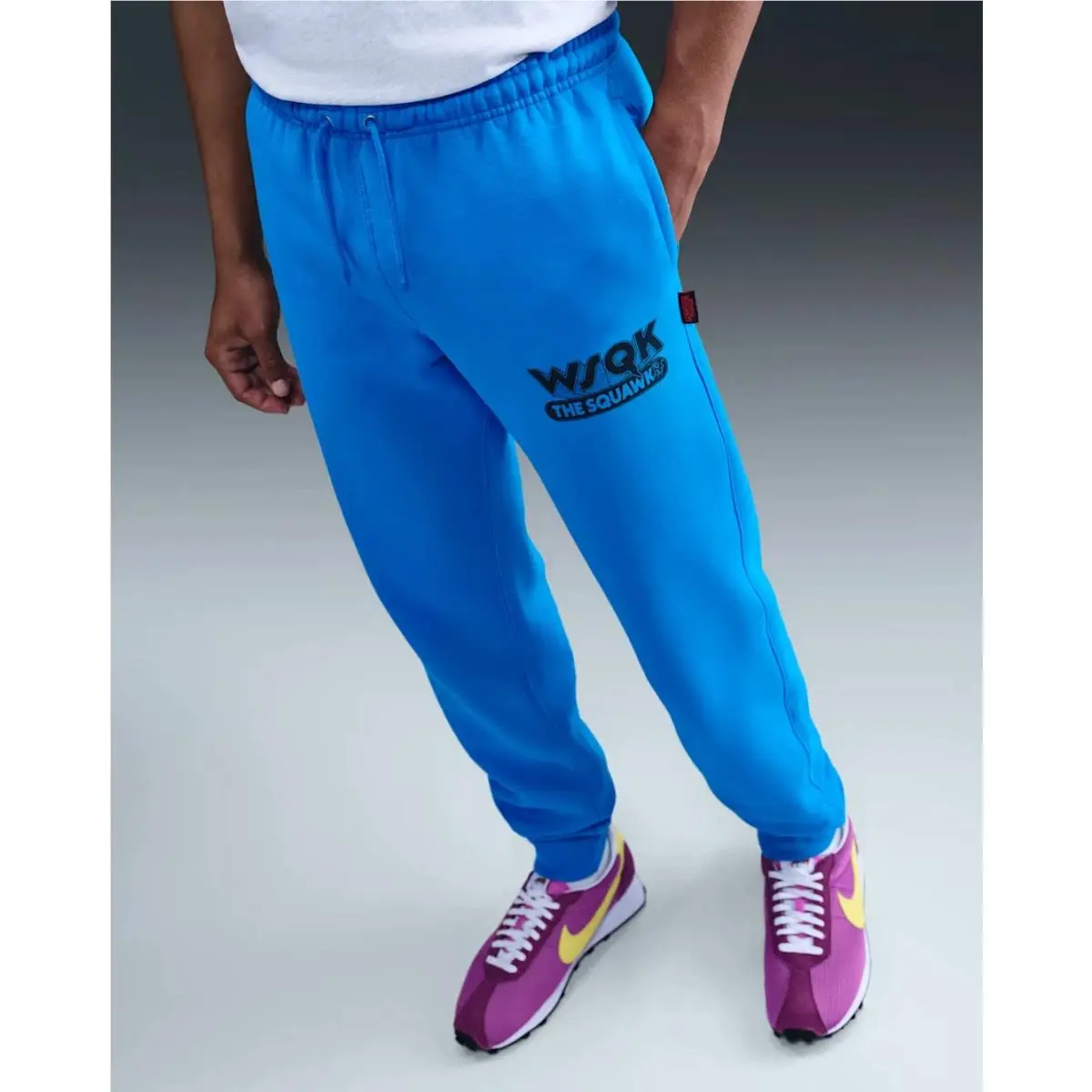 Nike x Stranger Things Fleece Pants Light Photo Blue IF1992-435 Size M