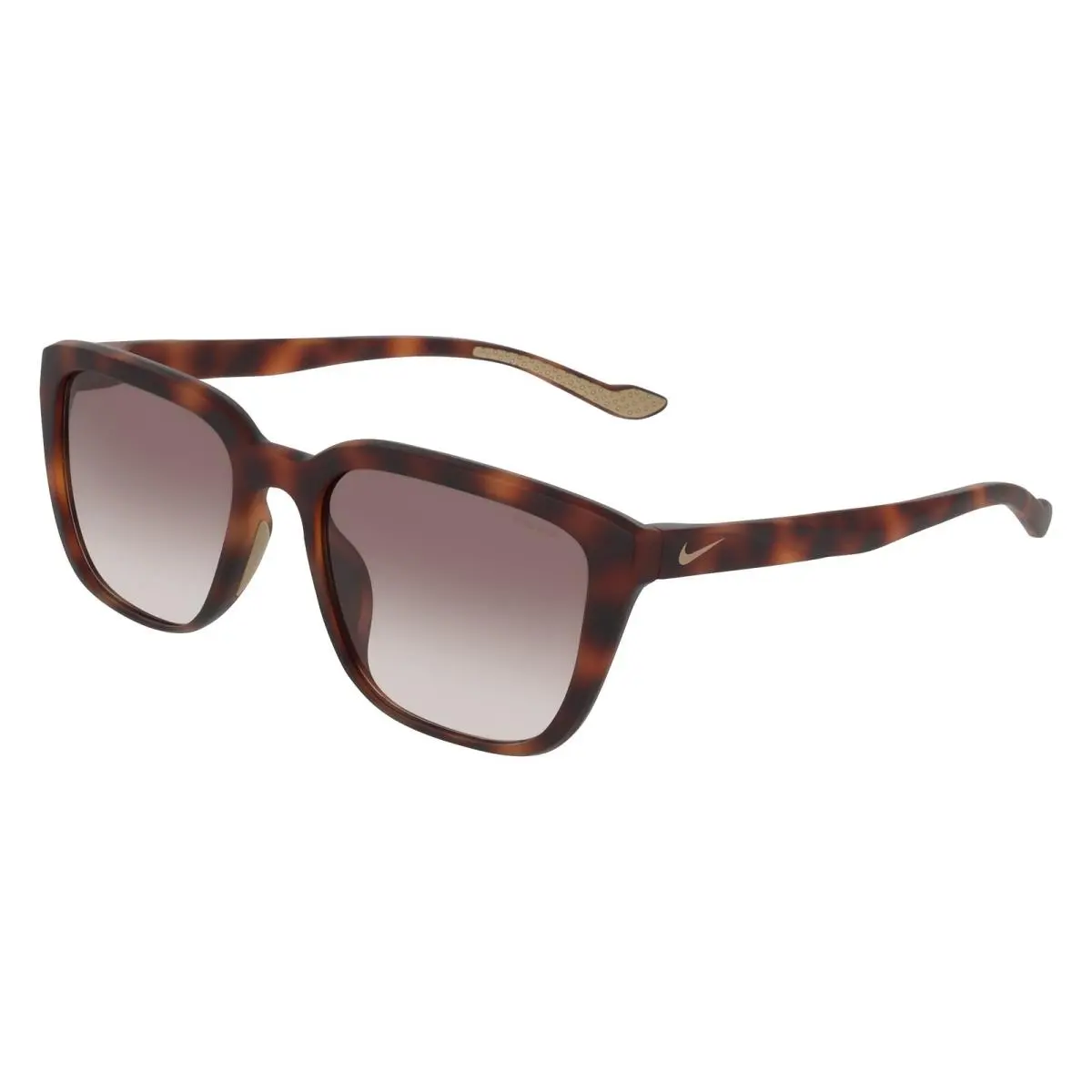Nike Temper Flair IF 1055 X Matte Tortoise/brown 220 Size 53 Sunglasses