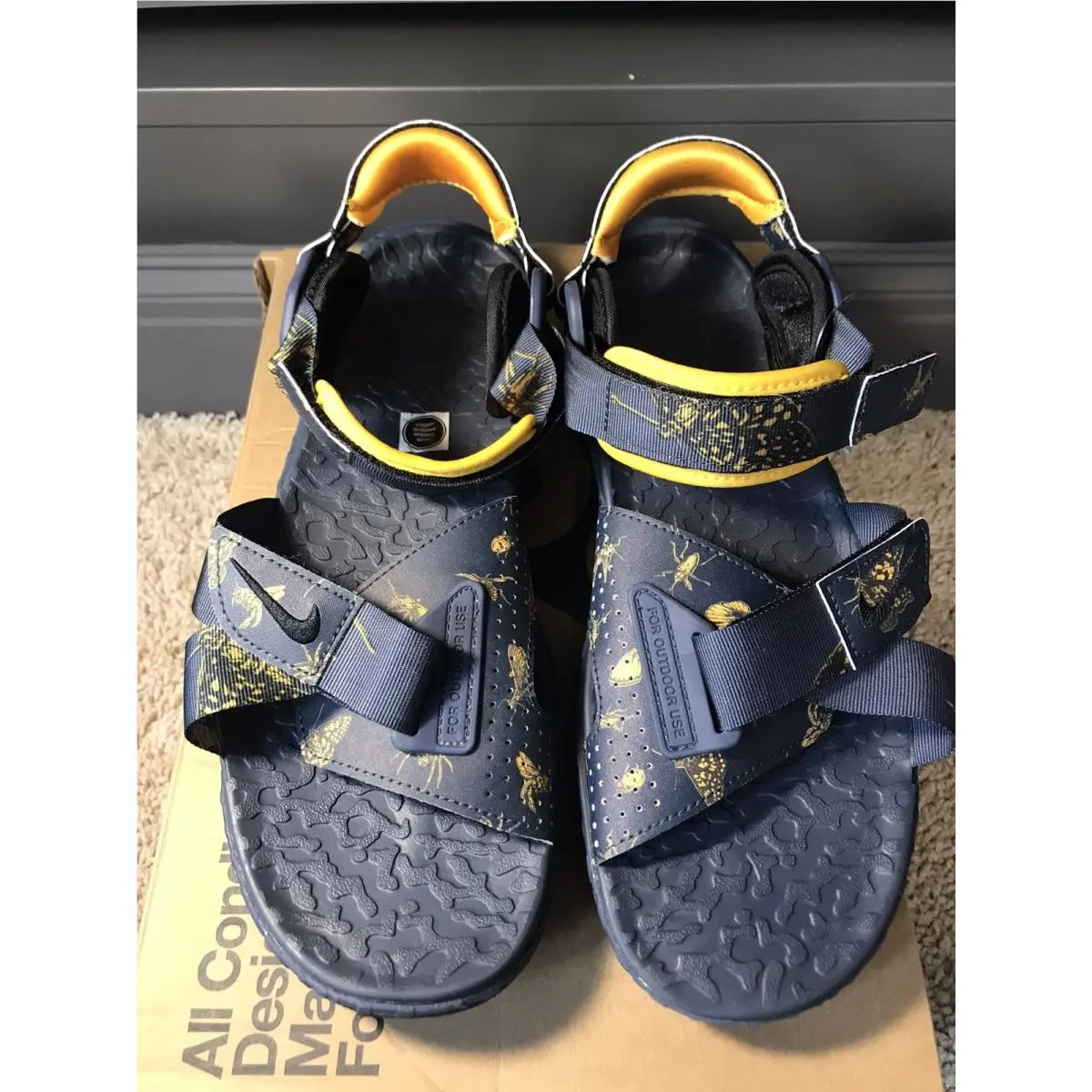 Nike Acg Air Deschutz + SE Thunder Blue-yellow Ochre SZ 10 DR1020-400