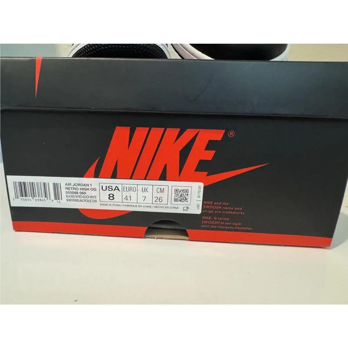 Nike shoes - Air Jordan 1 - Air - Black 4