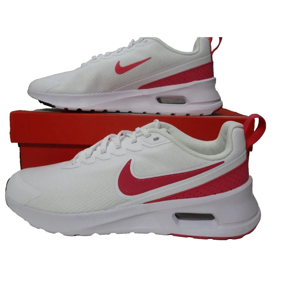 Nike Air Max Nuaxis White Easter Pink Sneakers Shoes Womens Sz 10