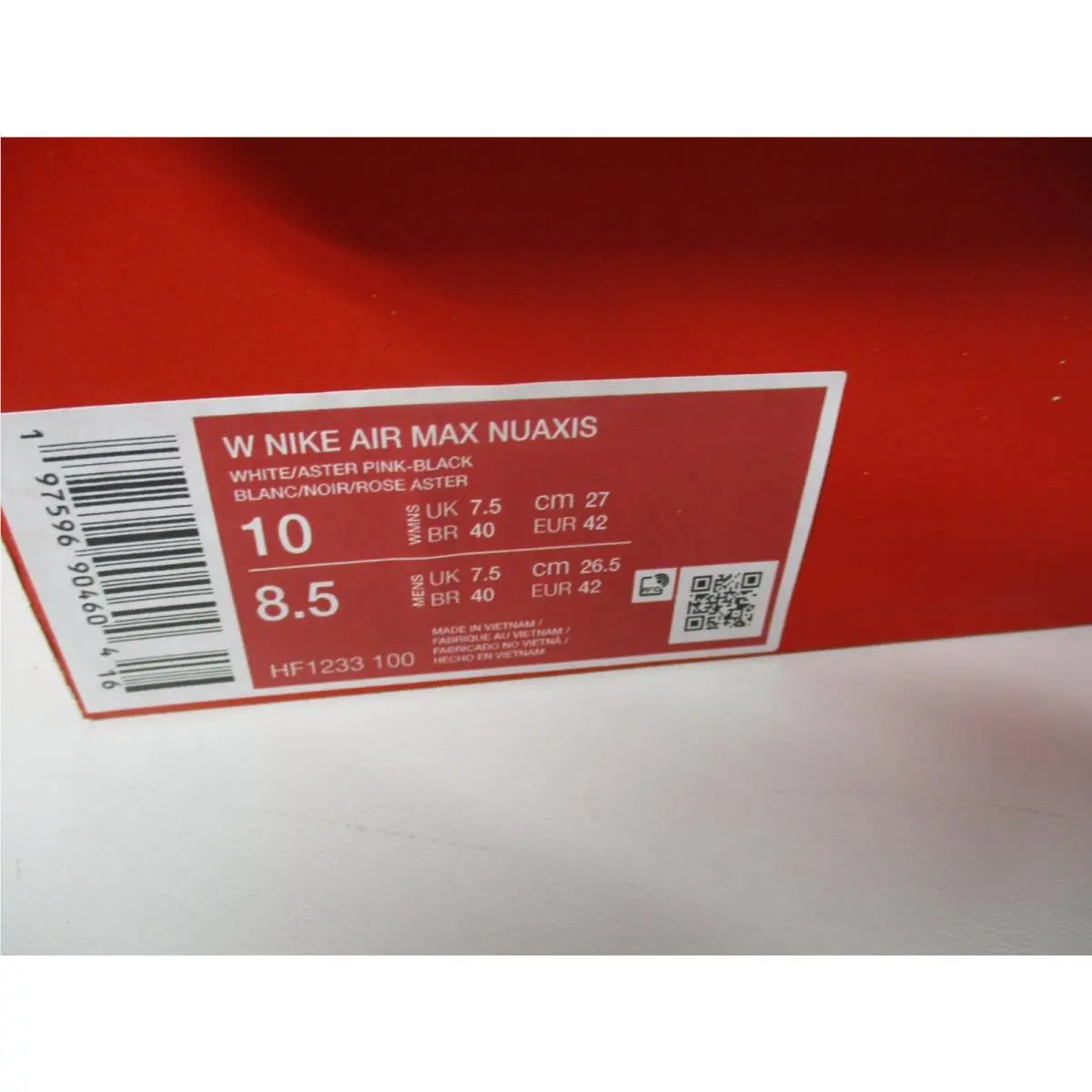 Nike shoes - Nike Air Max Nuaxis - Air Max Nuaxis - White 7