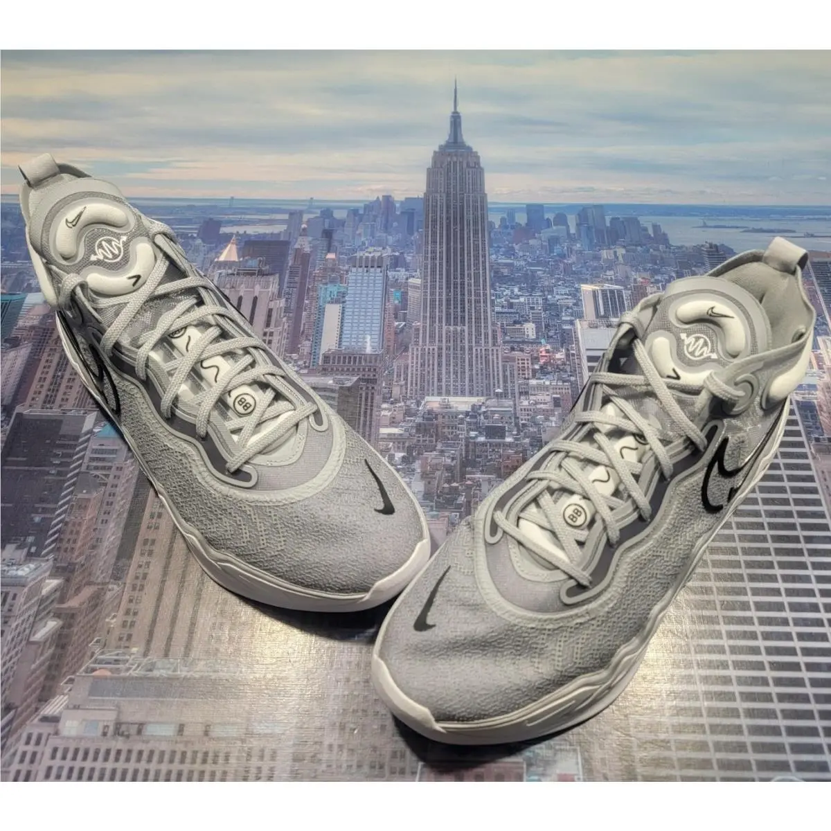 Air Zoom G.t. Run TB Promo Wolf Grey/black Mens Size 13 DM5044 003 by Nike
