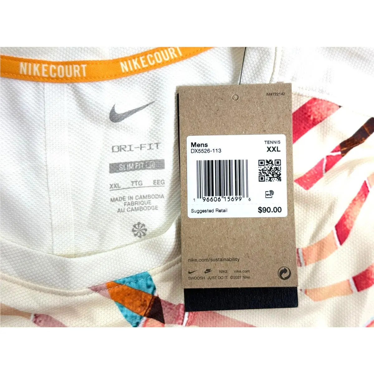 Nike clothing - Nike Dri-Fit - DX5526113 - White 4