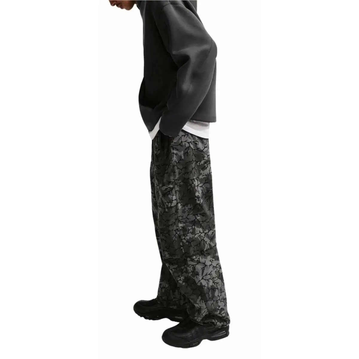 Nike Tech Men’s XS Dri-fit Camo Woven Pants IF0911-010 Black Grey