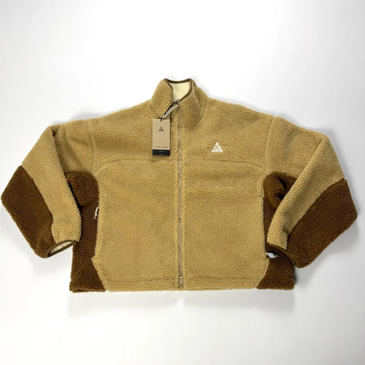 Nike Acg Womens Canwell Sherpa Fleece Full Zip Jacket Sz M HV4705-297