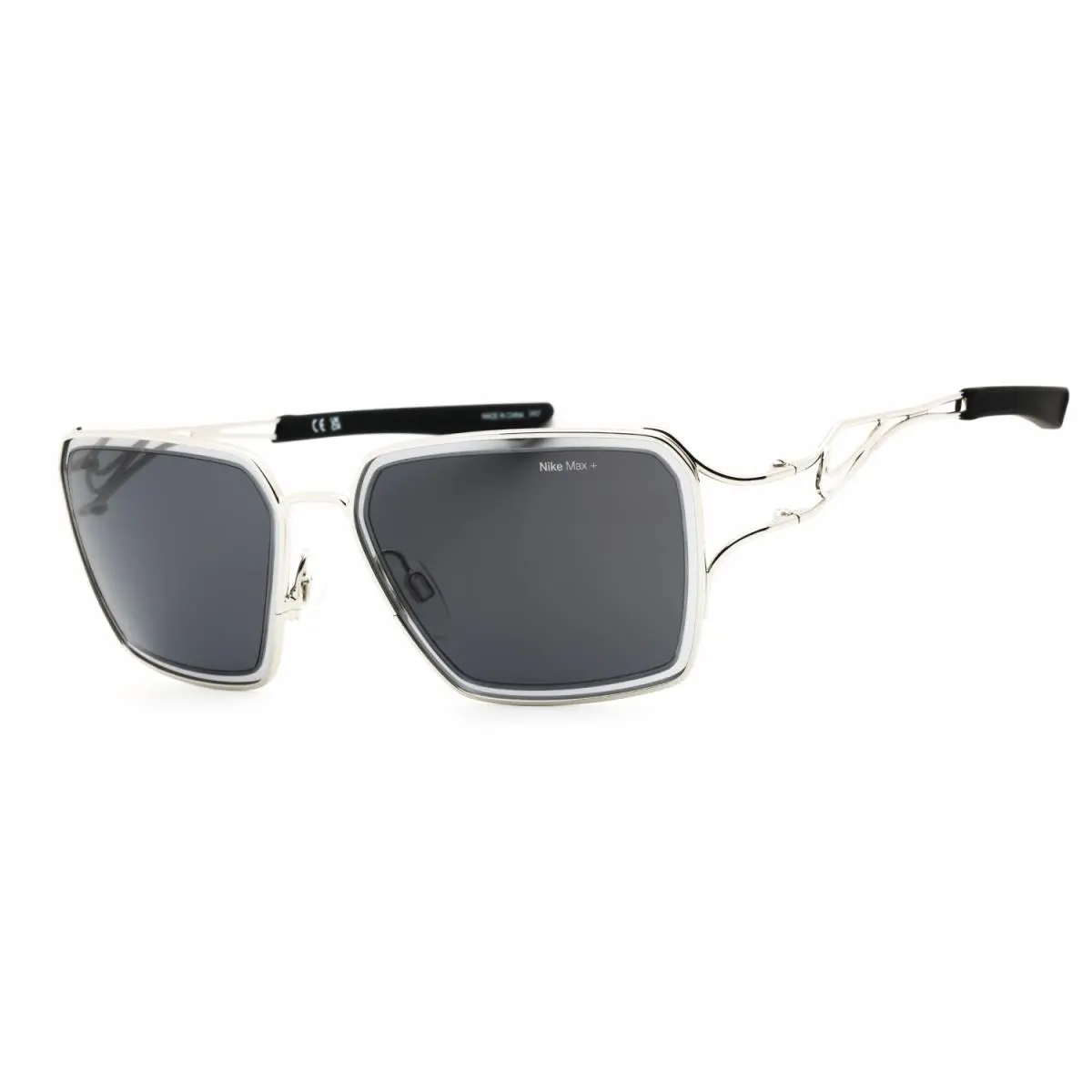 Nike NKEV24049-040-57 Sunglasses Frame Size 57mm 135mm 14mm Silver Unisex