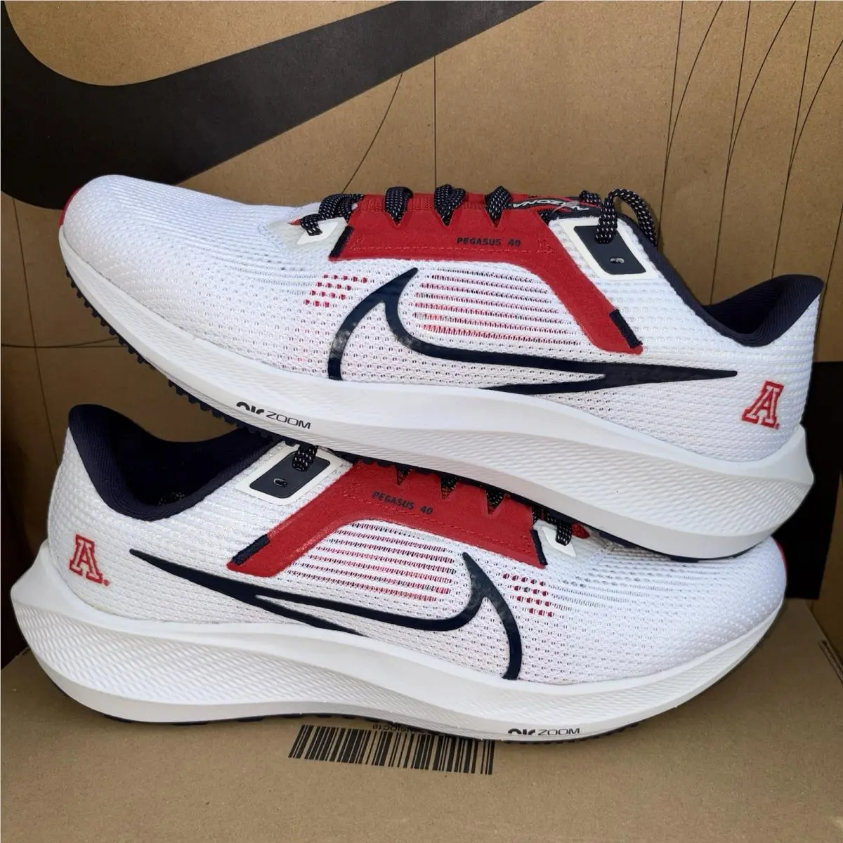 Nike shoes - Nike Air Zoom Pegasus 40 - DZ5945-100 - White, Manufacturer: White/University Red/College Navy 0