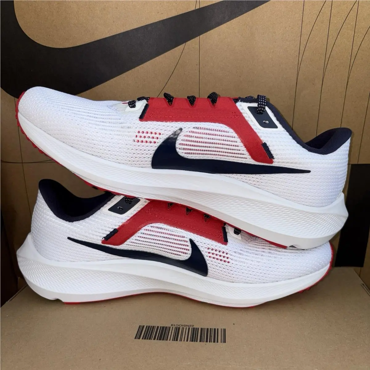 Nike shoes - Nike Air Zoom Pegasus 40 - DZ5945-100 - White, Manufacturer: White/University Red/College Navy 1
