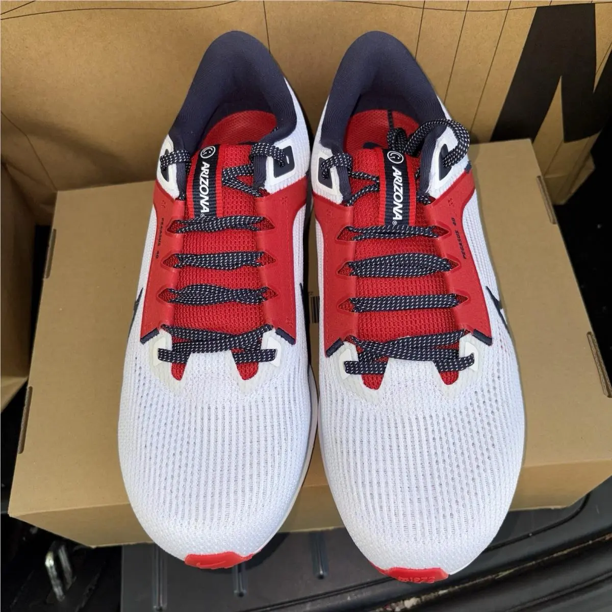Nike shoes - Nike Air Zoom Pegasus 40 - DZ5945-100 - White, Manufacturer: White/University Red/College Navy 2