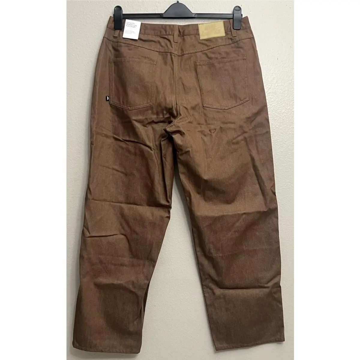 Nike clothing - Nike SB Denim Skate Pants - IB2992-235 - Mosswood Brown (UPC: 198482650964) 2