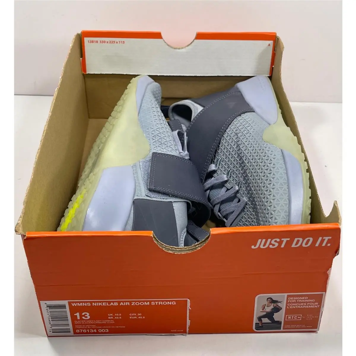 Nike shoes - Nike Air Zoom Strong - Air Zoom Strong - 876134 003 - GLACIER GREY (UPC: 675911104880) 8