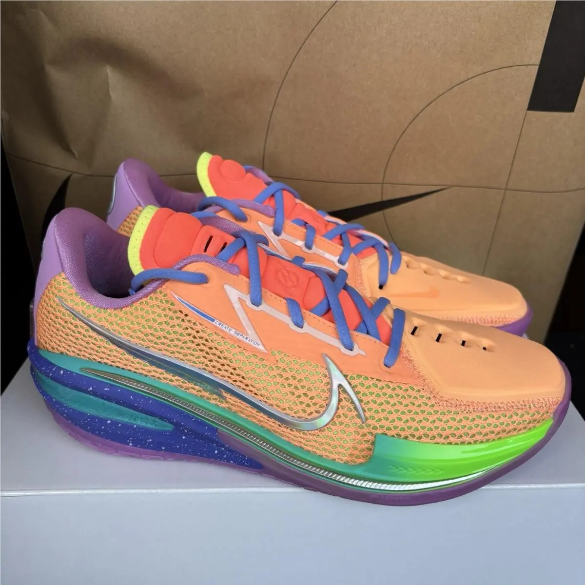 Nike GT Cut “tri-state” Nby CZ0175-800 Dylan Harper Multicolor Men Size 7.5